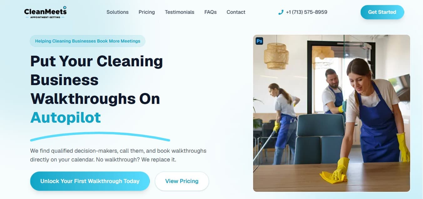 Cleanmeets Agency Website